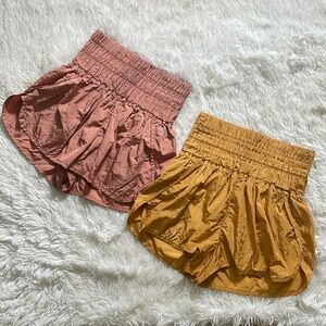 Free People FP Movement The Way Home High Rise Shorts Size M Two pairs